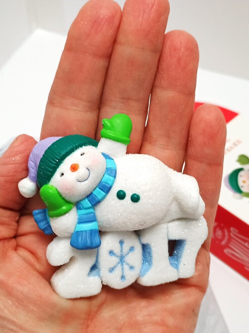2017 Hallmark Keepsake Ornament 2017 FROSTY FUN DECADE, Snowman Christmas NIB